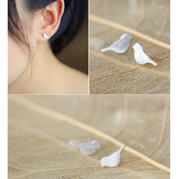 NEW!💙💎ADORABLE!💍LITTLE BIRDS!💎💙SILVER PLATED! - Picture 5 of 8